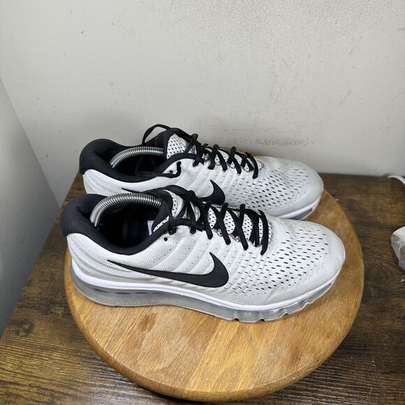 Nike Air Max 2017 Shoes Mens Size 10 Running Cushioned 849559-100 Sneakers